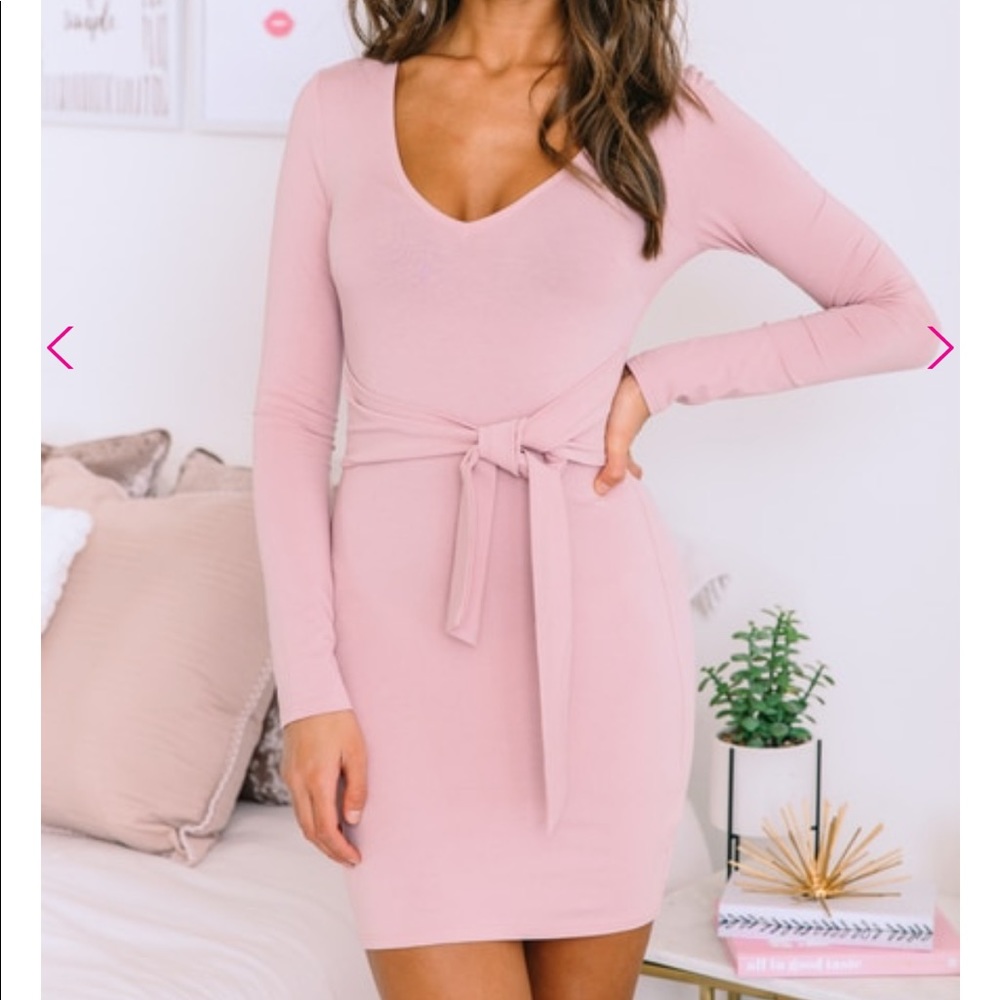 Pink dress